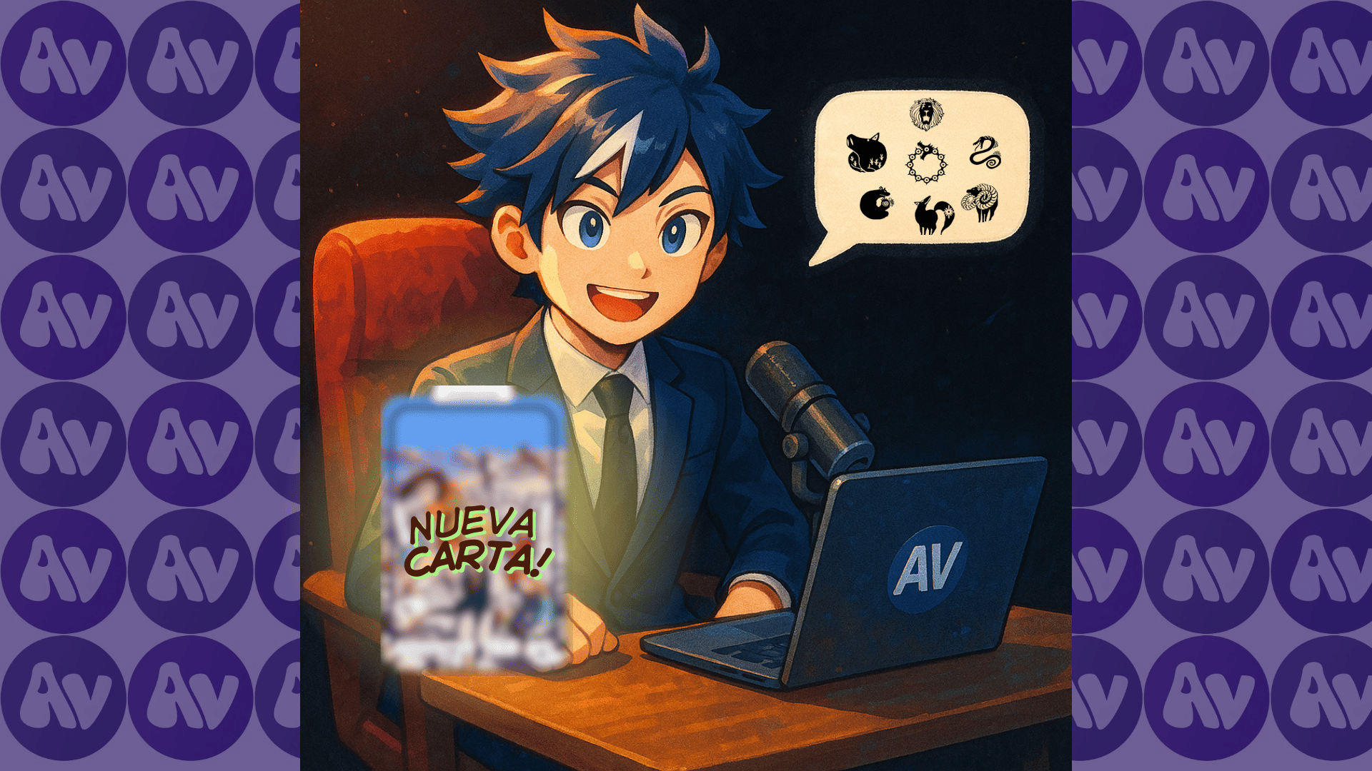 ¡Nueva carta semanal en AniVerse dentro del Capítulo 4 de AniverseTalk! 