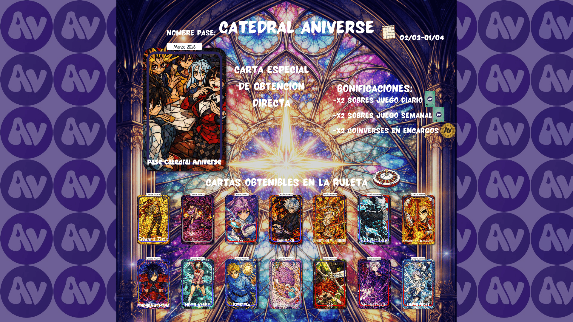  ¡Llega el Octavo Pase Mensual: Catedral Aniverse