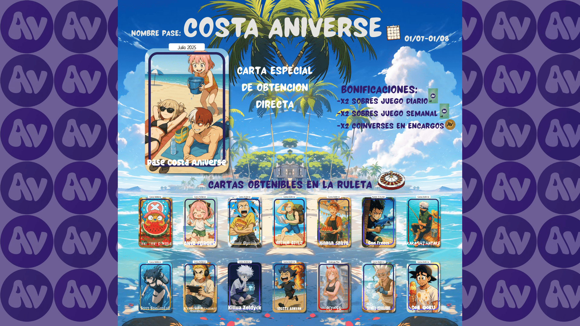  ¡Llega el primer Pase Mensual: COSTA ANIVERSE!